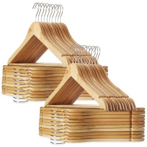 40 Wooden Suit Hangers Natural By Casafield 175 X 9 Fred Meyer
