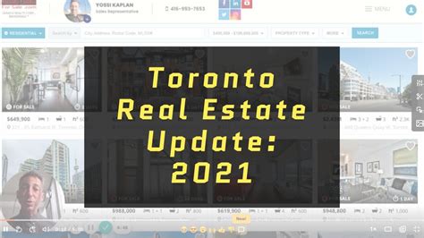 Toronto Real Estate Market Update 2021 Youtube