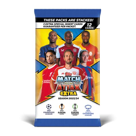 UCL Match Attax EXTRA 23 24 Starter Pack Trading Card Games Zatu Games