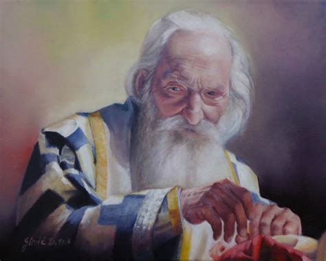 Patriarch Of The Serbian Orthodox Church Patriarch Pavle Painting By