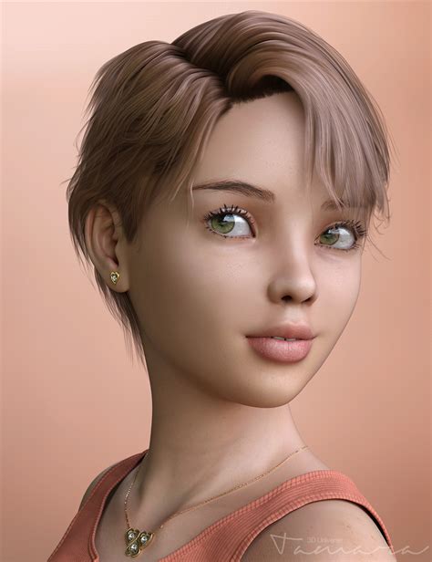 Tamara Character And Hair For Genesis 3 Female S Daz 3D