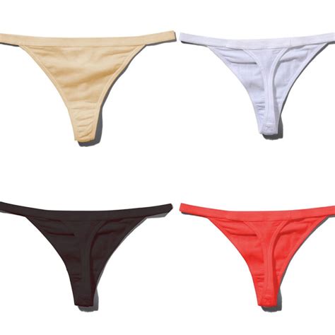 Women Sexy Cotton Thongs G Strings Women Briefs Underwear Panties