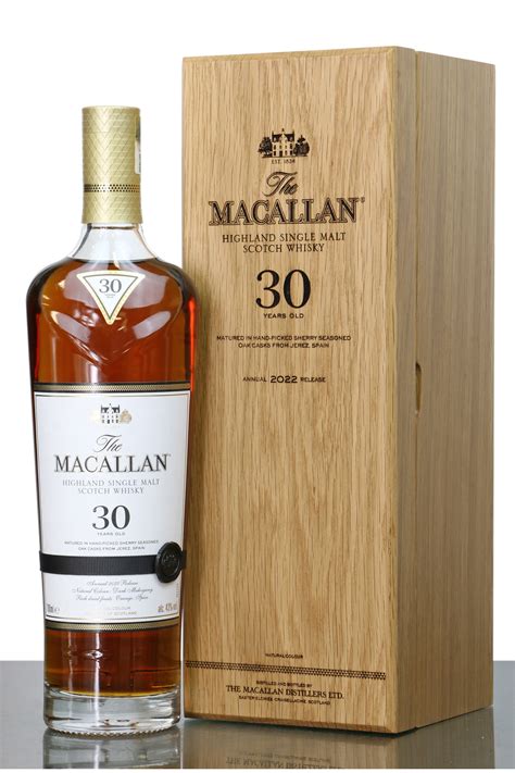 macallan 30 years old sherry oak 2022 release just whisky auctions