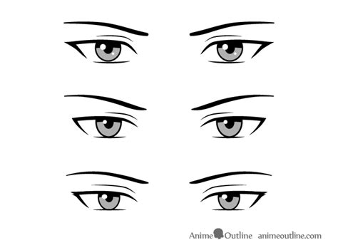 Natsu dragneel, erza scarlet, grey. Serious style male anime eyes | How to draw anime eyes ...