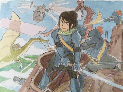 Hayao Miyazaki The Art Of Nausica Of The Valley Of The Wind Watercolor Impressions Studio