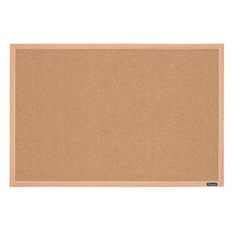 Bulletin Boards Office Products With Push Pins Quartet Cork Bulletin