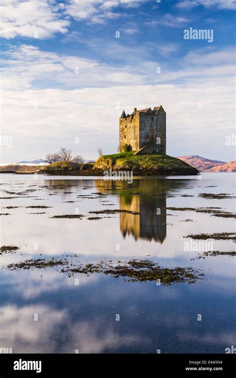 Castle Stalker A Four Storey Tower House On Loch Laich In Argyll West