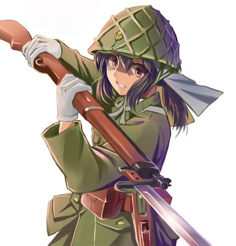 винтовка Арисака Military Anime Japanese Soldier Military Art