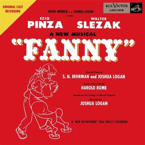 Fanny Original Broadway Cast By Various Artists Album Show Tunes