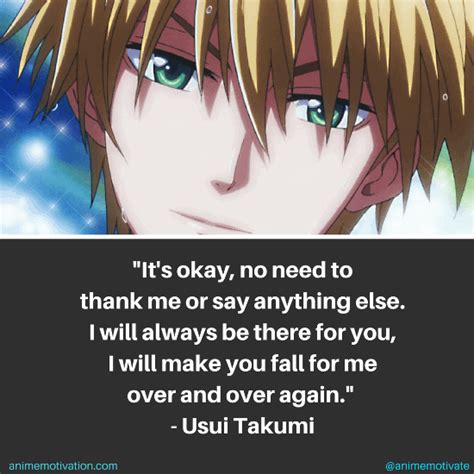 5 Usui Takumi Quotes About Love That Are Meaningful
