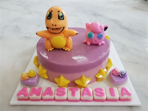 Yochanas Cake Delight Chamander And Igglubuff Pokemon Jelly Cake