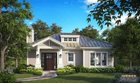 Small House Plan 1 Story Cottage Style Home Floor Plan