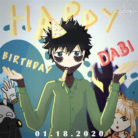 Happy Birthday Dabi🎉🎉🎉 My Hero Academia Amino