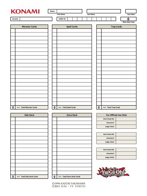 Complete List Of All Yugioh Cards Pdf Fill Online Printable