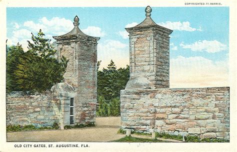 Vintage Travel Postcards St Augustine Florida