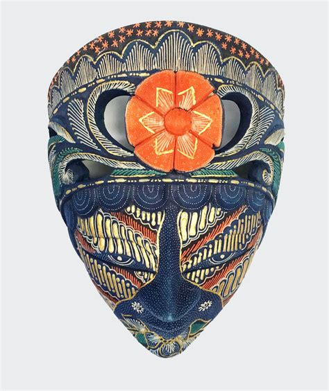 Gambar Topeng Motif Batik