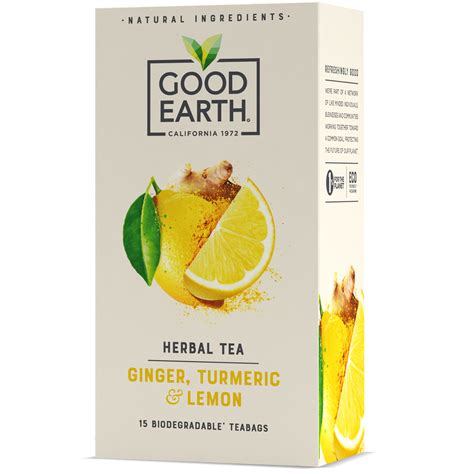 Good Earth Ginger Turmeric And Lemon Tea Bags Good Earth Uk