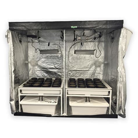 Viagrow 4 Ft L X 8 Ft W X 7 Ft H Hydro Grow Room Deluxe Complete