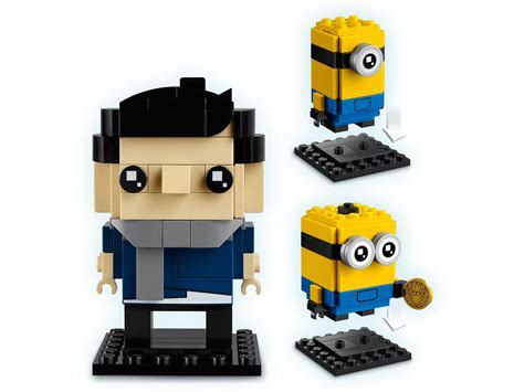 새로운 Lego Brickheadz 미니언 40420 Minions Gru Stuart And Otto 및 40421