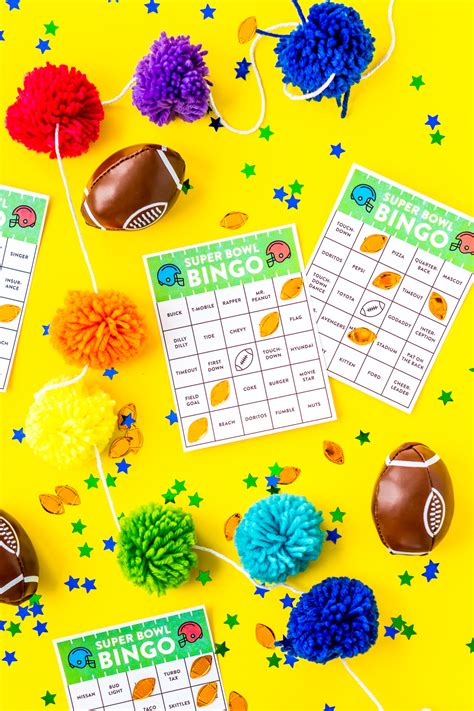 Super Bowl Bingo Cards Free Printable Sugar And Soul