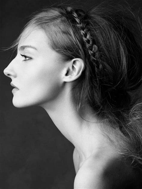 Black And White Profile Woman Face Beauty Face Profile