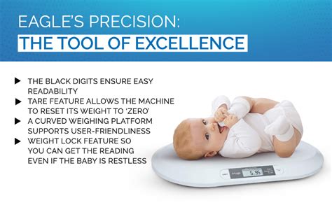 Eagle Digital Baby Weighing Machine With 20kg Capacity High Precision