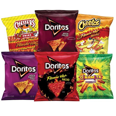 Frito Lay Doritos And Cheetos Mix 40 Count Variety Pack