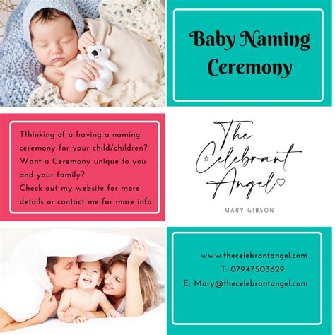 Baby Naming Ceremony Flyer With Two Photos