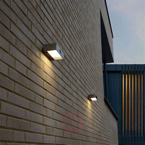 Solar Powered Brick Led Sensor Outdoor Wall Light Lightsie
