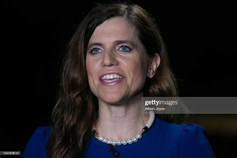 Rep Nancy Mace Does A Tv Interview At Her Event On The Night Of The
