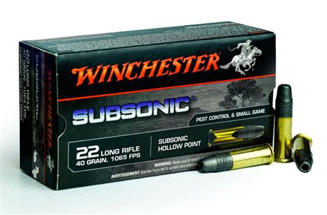 Empolotez Signature Firearmswinchester Subsonic 22lr 40gr Hp