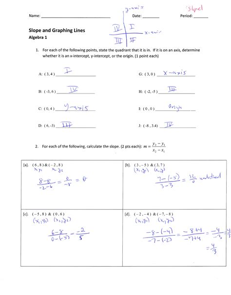 Https://tommynaija.com/worksheet/finding Slope From Two Points Worksheet Answers
