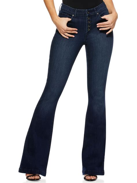 sofia jeans by sofia vergara women s melisa flare high waist stretch jeans sofia