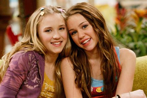 Emily Osment Reflects On Hannah Montana Shares One Of Her Favorite Photos From Set With