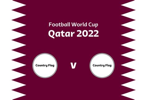 Qatar 2022 Football World Cup Scoreboard Poster Free Vector 11448503