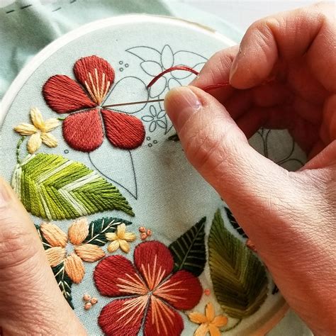 Floral Flourish Embroidery Pattern Pdf Jessica Long