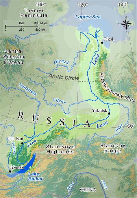 Russian Domain Physical Geography Siberian Rivers The Western