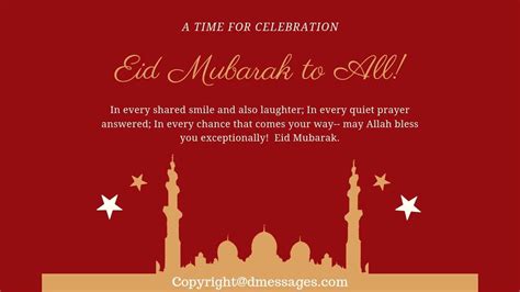 Best 50 Happy Eid Mubarak Wishes Messages Greetings Quotes
