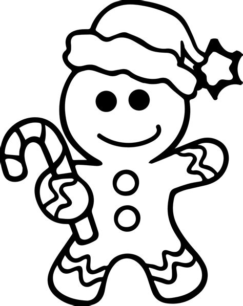Christmas Coloring Pages Gingerbread House At Free