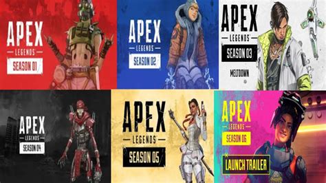 All Apex Legends Cinematic Season Trailers Seasons 1 6 Youtube