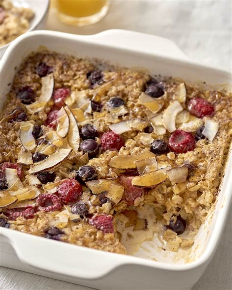 This baked oatmeal combines simple and healthy ingredients and can be adapted for any allergies or flavor preferences. Healthy Baked Oatmeal: The Easiest Make-Ahead Method | Kitchn