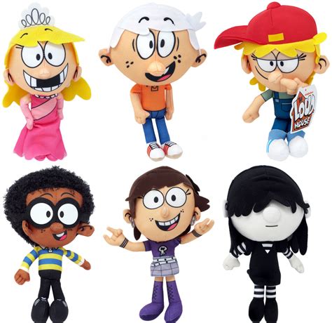 Nickelodeon Loud House Lola Luna Clyde Lana Lucy And Lincoln Set Of 6 Plush Ebay
