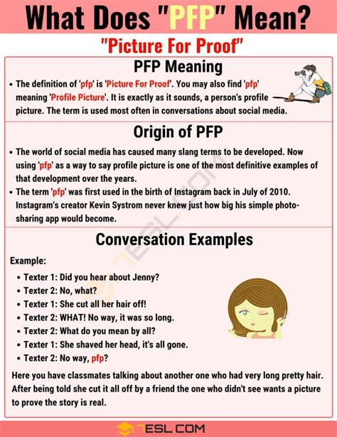 Pfp Meaning What Does Pfp Mean And Stand For 7esl