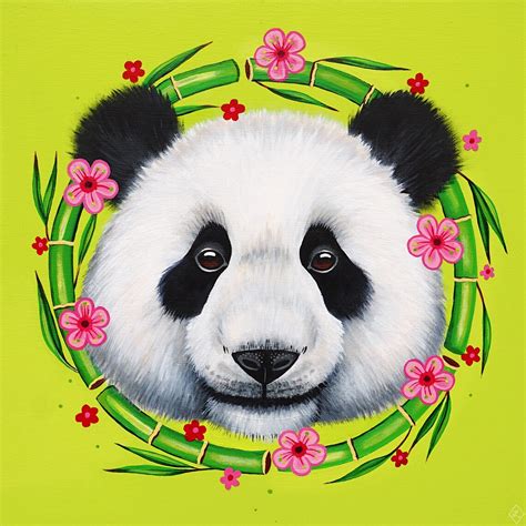 Giant Panda Print Giant Panda Art Giant Panda Illustration Etsy