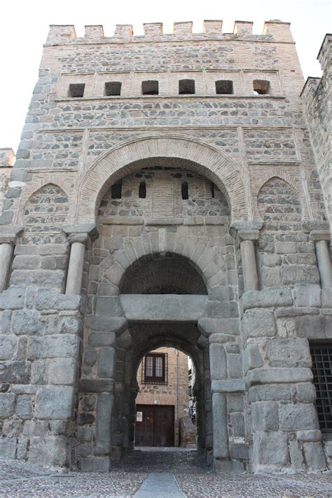 Old Arab City Gate Of Toledo Spain Islamic World