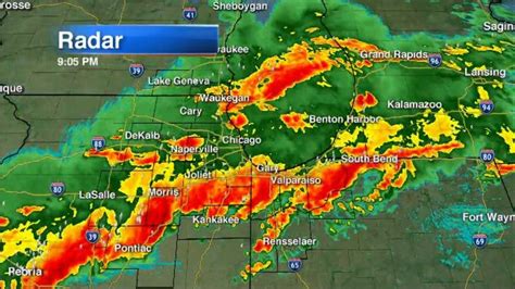 Chicago Weather Live Radar Severe Storms Possible Friday