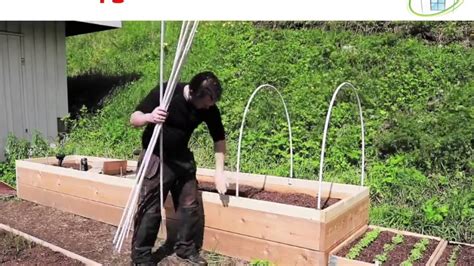 Wanna Upgrade Your Garden Easy Diy Hinged Hoophouse For Raised Bed