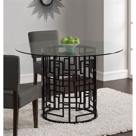 Our Best Dining Room & Bar Furniture Deals | Dining table black, Glass dining table, Dining room bar
