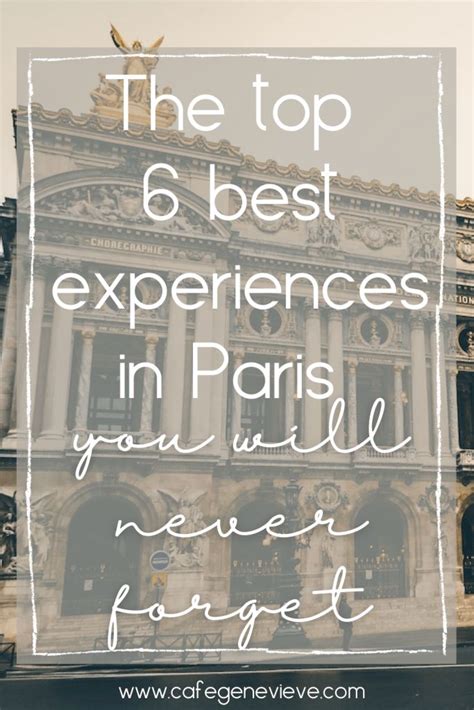 The Top 6 Best Experiences In Paris Café Geneviève In 2022 Paris
