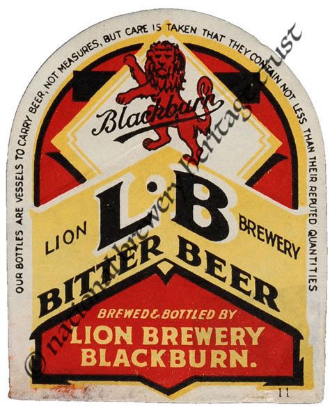 Lion Brewery Bitter Beer National Brewery Heritage Trust